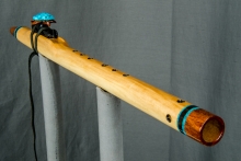 Hawaiian Sandalwood Native American Flute, Minor, Mid F#-4, #J37H (10)